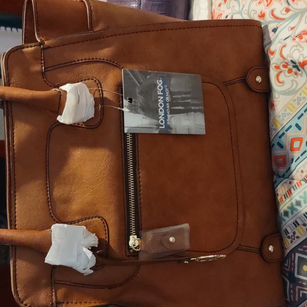 London Fog Weather or Not leather purse